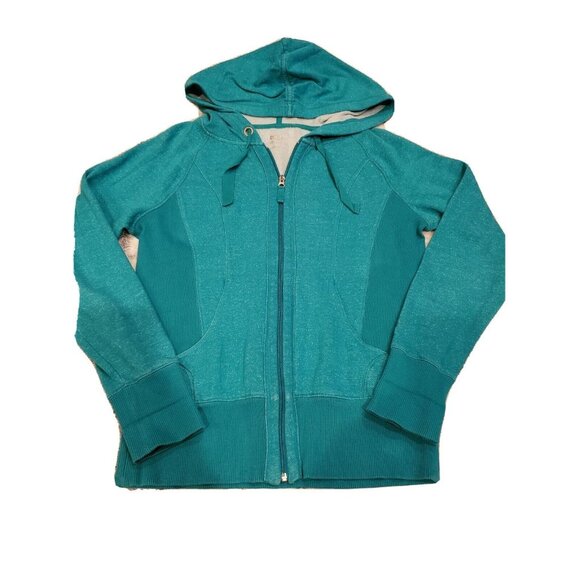 Old Mill Women's Blue Hooded Full Zip Up Jacket w/ Pockets Size Small - Picture 2 of 10